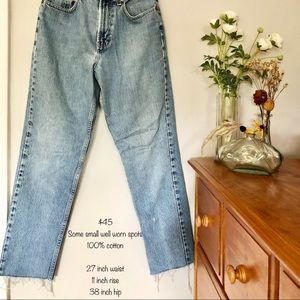 High rise jeans